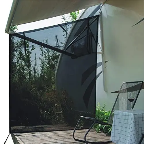 Produktbild: Dulepax Wohnmobil View Blocker Sonnenschutz, universeller RV Markisen Sichtschutz Bildschirm, 2,5 m x 2,1 m, mit kompletten Kits.