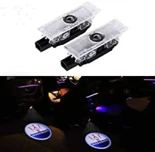 Produktbild: Duleutgnu 2 Stück Einstiegsbeleuchtung Türbeleuchtung Autotür Logo Türen Projektion Willkommen Dekorative Leuchten 3D Emblem Normal