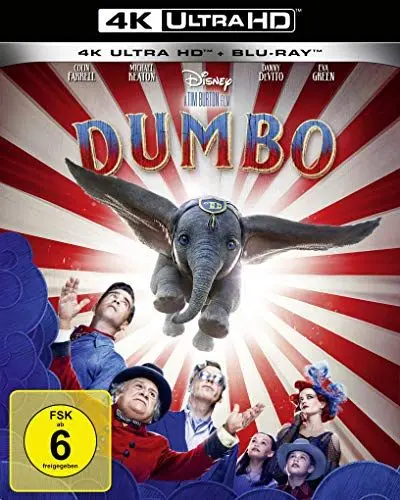 Produktbild: Dumbo (Live-Action) (4K Ultra-HD) (Blu-ray)