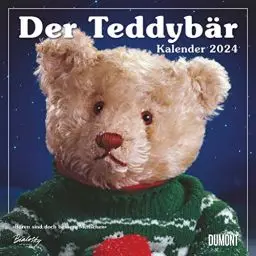 Produktbild: DUMONT Der Teddybär Broschürenkalender 2024, im Format 30 x 30 cm, Monatskalender mit Schulferienterminen, Kinderkalender mit knuddeligen Teedybären