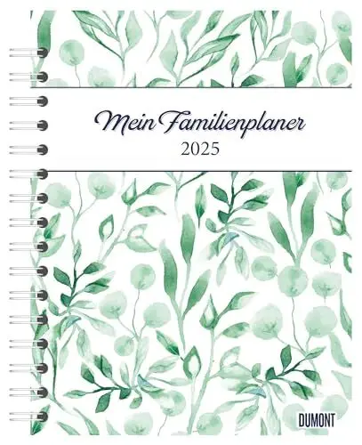 Produktbild: DUMONT - Pattern 2025 Familienplaner-Buch, 17,5x23,1cm, Planer mit stabilem Schutzcover und 80 Notizkarten zum Heraustrennen, mit Haushaltstipps und vielen Sonderseiten: Diary