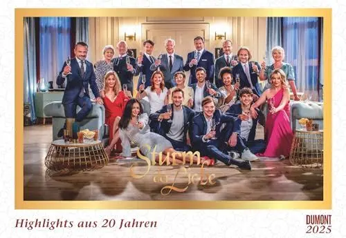 Produktbild: DUMONT - Sturm der Liebe 2025 Broschürenkalender, 42x29cm, Wandkalender der gleichnamigen ARD-Telenovela, mit erläuternden Texten und Jahresplaner