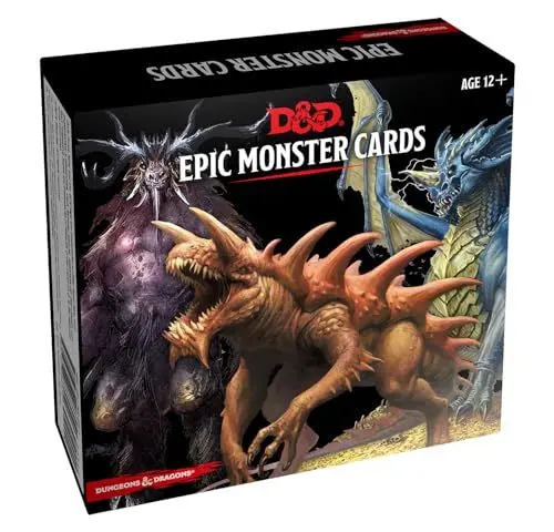 Produktbild: Dungeons & Dragons Spellbook Cards: Epic Monsters (D&d Accessory)