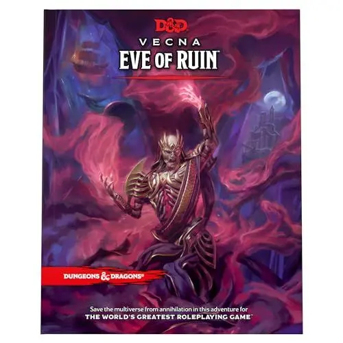 Produktbild: Dungeons & Dragons – Vecna: Eve of Ruin, D&D-Kampagne für die Stufen 10-20, RPG-Abenteuerbuch (Englische Version)