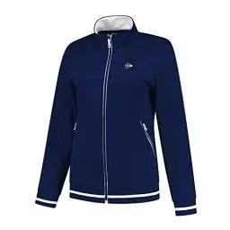 Produktbild: DUNLOP Kinder Sport Tennis Jacke – Club Line, Knitted Jacket, Mädchen, Navy
