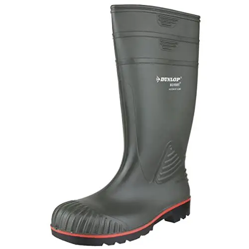 Produktbild: Dunlop Protective Footwear, A442631, Acifort Heavy Duty Full Safety, Grün Foncé/Rouge, Größe 48 EU