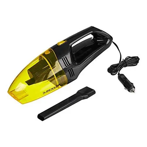 Produktbild: Dunlop Automotive Nass- und Trockensauger 12V / 60W, Düsenverlängerung, 3m Kabel, Ultrakompakt für die schnelle Reinigung zwischendurch