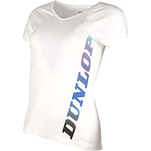 Produktbild: DUNLOP Damen Sport Tennis T-Shirt – Essentials Line, Tee, Weiß