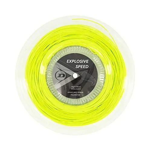 Produktbild: Dunlop Unisex-Adult Explosive Speed Tennis Racket String, Yellow, One Size