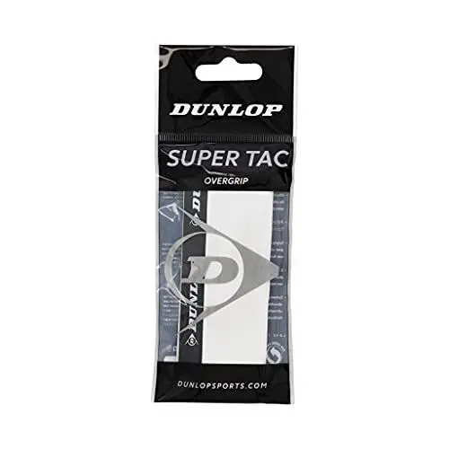 Produktbild: Dunlop Super Tac Tennis Overgrip, 30 Stück einzeln verpackt, weiß
