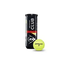 Produktbild: Dunlop Tennisball Club All Court - für Sand, Hartplatz und Rasen (1x3er Dose)