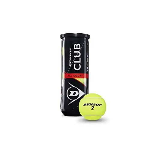 Produktbild: Dunlop Tennisball Club All Court - für Sand, Hartplatz und Rasen (1x3er Dose)
