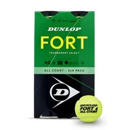 Produktbild: Dunlop Tennisball Fort All Court TS - für Sand, Hartplatz und Rasen (2x4 Bi-Pack)