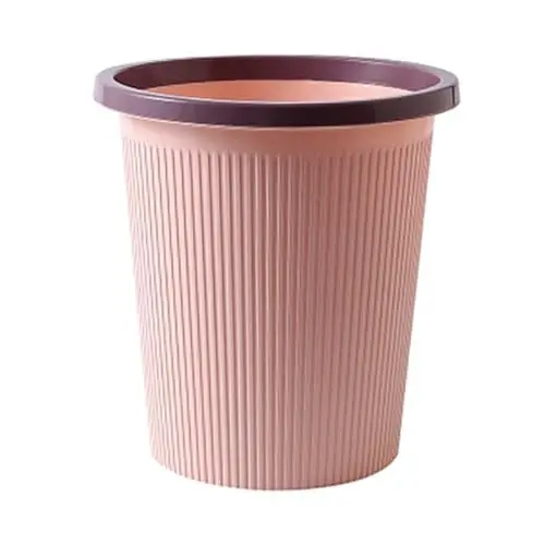 Produktbild: Duokon Mülleimer, Kleiner Kunststoff-Mülleimer, Papierkorb, Recycling-Behälter, für Kompakte Räume, Badezimmer, Büro, Schlafzimmer, Küche (Kleines Rosa)