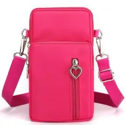 Produktbild: DuoLmi Umhängetasche Damen Klein, Crossbody Tasche für Damen, Nylon Handy Mini-Tasche Kleine Schultertasche Multifunktionale Handytasche, Handytasche zum Umhängen Damen