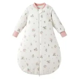 Produktbild: Duomiaomiao 3.5Tog Schlafsack Baby Ganzjahres, 100% Baumwolle Baby Schlafsack Winter, Mädchen Schlafsack Neugeboren, Jungen Schlafsack, Warmer Schlafsack Neugeborene Kinder(100)