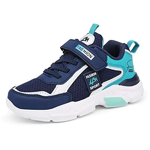 Produktbild: DUORO Kinder Sportschuhe Sneaker Jungen Mädchen Outdoor Atmungsaktive Turnschuhe Running Schuhe Straßenlaufschuhe (28 EU, A-Blau)