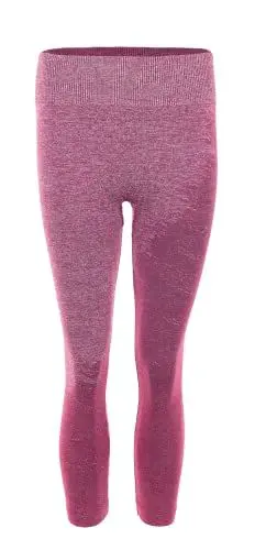 Produktbild: duParc Women's, Melange-Effekt Active Wear Sportleggings, Hohe Taille, Squat Proof, schnell trocknend, nahtlos, Rot, Extra Large