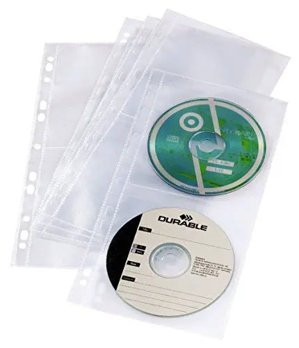 Produktbild: Durable 5282-19 CD-/DVD-Hlle Cover Light S, für 4 CD's, PP, durchsichtig