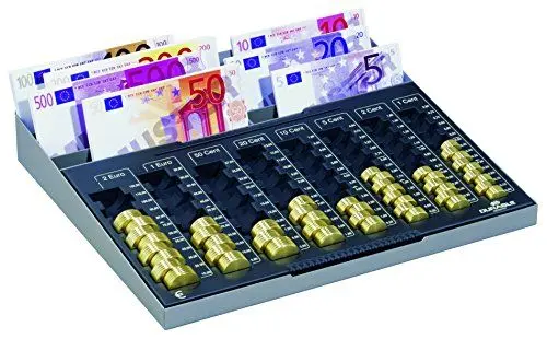 Produktbild: Durable Euroboard XL Zählbrett mit 8 Banknotenfächern, anthrazit, 178157