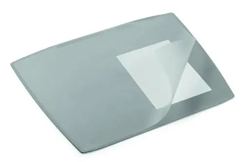 Produktbild: Durable Schreibunterlage Artwork (mit transparenter Abdeckung, 650 x 520 mm) grau, 720110