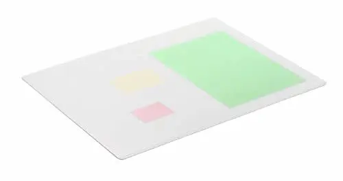Produktbild: Durable Schreibunterlage mit Dekorrille, 53 x 40 cm, blendfrei, rutschfest, PP, transparent, 712219
