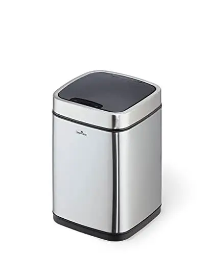Produktbild: Durable Sensor Abfalleimer NO TOUCH, mit Inneneimer, 6 Liter, silber, 342023