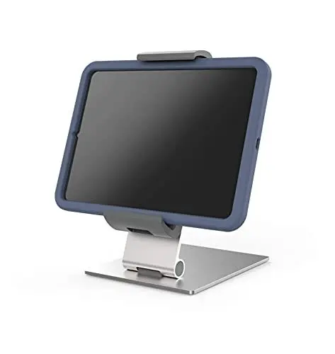 Produktbild: Durable Tablet Tischhalterung für Tablets mit Hülle 7-13 Zoll, 360° drehbar, silber/anthrazit, 893723