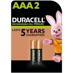 Produktbild: Duracell 44108 AAA (Micro) / HR03 - 900 mAh - Nichtmetallische Batterie (NiMH) 1 2 V