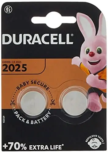 Produktbild: Duracell DL2025B2 - DL2025B2 Household Battery Lithium 3 V 3V Coin Cell (2 Pack)