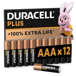 Produktbild: Duracell Plus Batterien AAA, 12 Stück, langlebige Power, AAA Batterie für Haushalt und Büro