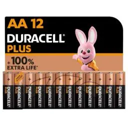 Produktbild: Duracell Plus Batterien AA, 12 Stück, langlebige Power, AA Batterie für Haushalt und Büro