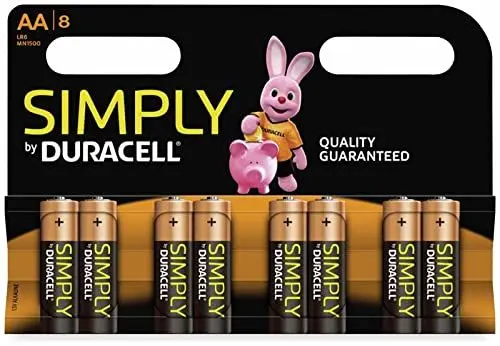 Produktbild: Duracell SIMPLY Batterie AA (MN1500/LR6) 8er