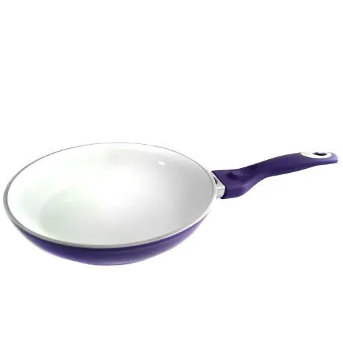 Produktbild: Durandal Keramikpfanne mit Antihaftbeschichtet - Bratpfanne Induktion - Non Stick Pan - Induktionspfanne - Kleine Pfanne Induktion - Grillpfanne Induktion - Pfanne - Bratpfanne (Lila)