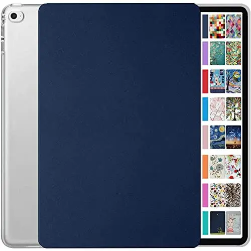 Produktbild: DuraSafe Cases für iPad 9,7 5 6 & Air 1 2 Gen ( Air 1.2.iPad 5. 6. ) A1893 A1954 A1822 A1823 A1567 A1566 A1474 A1475 A1476 MRJN2FD/A MGLW2FD/A MGL12FD/A Hard Shell Stand Cover - Marineblau