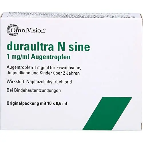 Produktbild: DURAULTRA N sine Augentropfen 10X0.6 ml