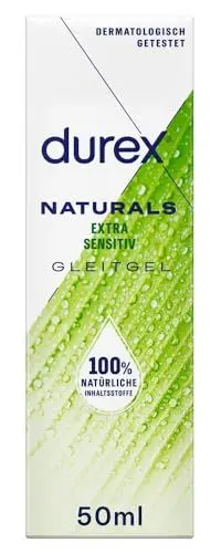Produktbild: Durex Naturals Gleitgel, Transparent, 50 ml