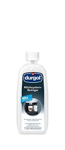 Produktbild: durgol Milchsystemreiniger – Entfernt Milchrückstände in Kaffeeautomaten aller Marken & in externen Milchaufschäumern – Deutsche Version –1x500ml