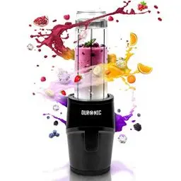 Produktbild: Duronic BL510 Mini-Standmixer, Mini Smoothie Maker, 500W Blender, Shake Mixer mit 570 ml Trinkflasche, Küchenhelfer, Hochleistungsmixer, Küchenmixer, für Protein Fitness Babynahrung Obst Saft