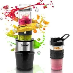 Produktbild: Duronic BL520 Blender, Mixer und Smoothie Maker, Standmixer für beste Rezepte, kleiner Hochleistungsmixer mit 23000 U/min und 500 Watt, Küchenmixer mit 2 Trinkflaschen BPA frei, Blender für Smoothies