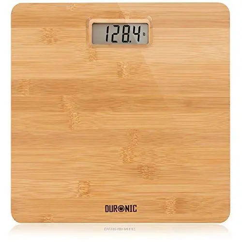 Produktbild: Duronic BS503 Digitale Personenwaage 180 kg | Großes LCD-Display | Hochpräzise Sensoren für präzise Messungen | Körperwaage automatisch schlank aus umweltfreundlichem Bambus zur Gewichtsüberwachung