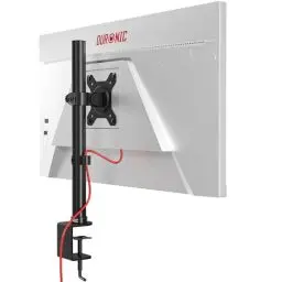 Produktbild: Duronic DM151X1 Monitor-Halterung 1 Monitor für 13-27 Zoll Flach & Curved Bildschirm-Halterung 8kg, Monitor Tischhalterung Höhenverstellbar Neigbar Schwenkbar Drehbar, Vesa Halterung, Monitor-Arm