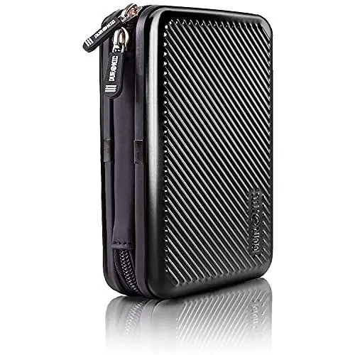 Produktbild: Duronic HDC3 BK Externe Festplatten Schutzhülle Schwarz | Stoßsichere Festplattentasche | 2,5
