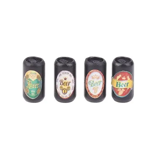 Produktbild: Dusarls 5. Vorgeben, Spielzeuge Puppenhaus-Miniatur-Bierdose und Bierkrüge im Maßstab 1/12