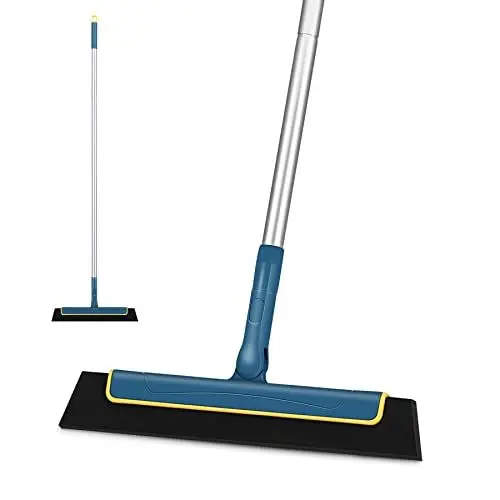 Produktbild: CLEANHOME Duschabzieher,Abzieher Dusche Boden,Segmentiertes Design, Verstellbare Länge (135cm), Reinigungswasser, Tierhaare, Seifenwasser,Wasserschieber für Badezimmerböden, Fenster, Spiegel