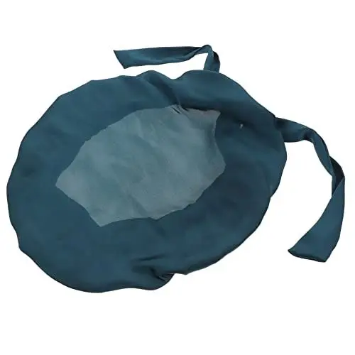 Produktbild: Dusche Imitierte Seide Nightcaps Chemo- Hüte: Einfache Turban- Stirnband Chemo- Kappe mit Gurt Weiche Schlafmütze Elastische Nacht Schlafende Kopfbedeckung für Frauen Blau