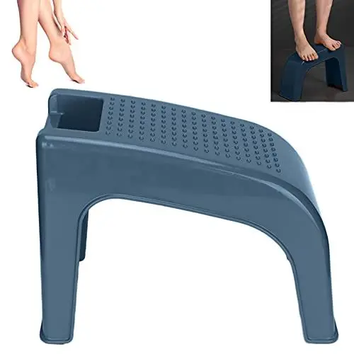 Produktbild: Dusch-Fu?st¨¹tze, Pedik¨¹re-Hocker, rutschfest, stabil, leicht, praktisch, massierbar, starke Tragf?higkeit f¨¹r Zuhause f¨¹r Badezimmer(Dunkelgr¨¹n)¡­