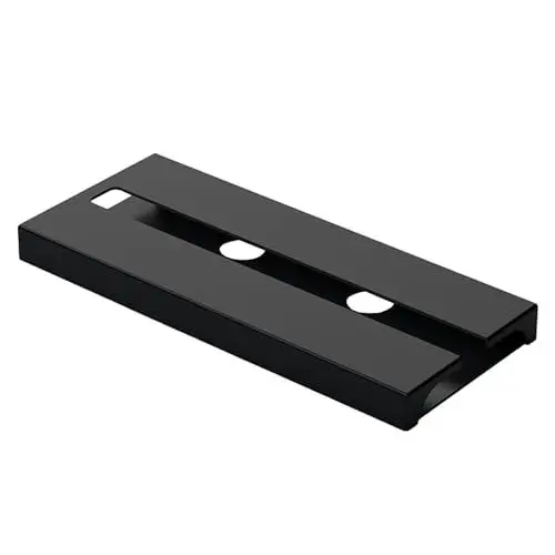 Produktbild: Weinglashalter, stanzfreies Weinglasregal unter Regal oder Schrank, Aufbewahrungsbügel für Stielgläser aus Kunststoff, für Küche, Bar und Restaurant (Schwarz)