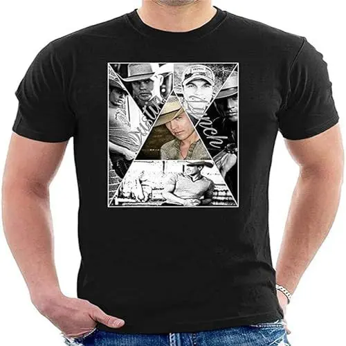 Produktbild: Dustin Lynch Art T-Shirt Graphic Mens Basic Black Unisex Cotton Casual Tee S