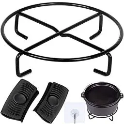Produktbild: Dutch Oven Untersetzer Dutch Oven Zubehör, Untersetzer Dutch Oven Ständer, Topfständer, Untergestell für Dutch, Feuertopf Standfläche für BBQ, Camping